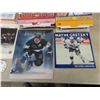 Image 2 : Box of Wayne Gretzky Items ; Book, Picture, Drin Can, Pair of Cufflinks Marked 99, 