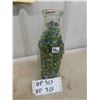 Image 1 : Milk Bottle Filled with 291 Marbles