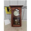 Image 1 : Ergo Regulator Clock Oak - Nice Condition 5" x 13" x 21" 