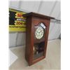 Image 4 : Ergo Regulator Clock Oak - Nice Condition 5" x 13" x 21" 