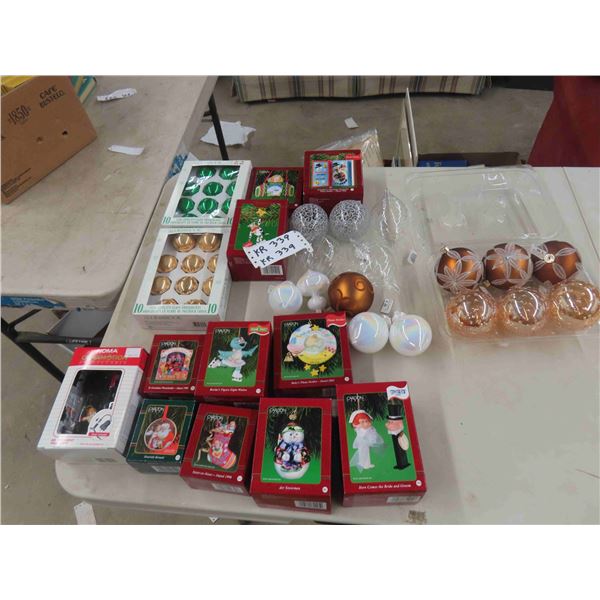 Christmas Ornaments ; Bulbs, Character Ornaments, Carlton, Heirloom