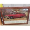 Image 3 : 3 Vintage Framed Magazine Car Advertising ; General Motors, Chevy - All 15" x 22"