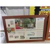 Image 2 : 3 Framed Magazine Advertising - 15"x 22" 