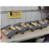 Image 1 : (4) 12" X 18" Platform Dollies - 500lb Limit