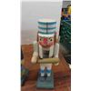 Image 3 : (6) Vintage 10" Wooden Nutcrackers