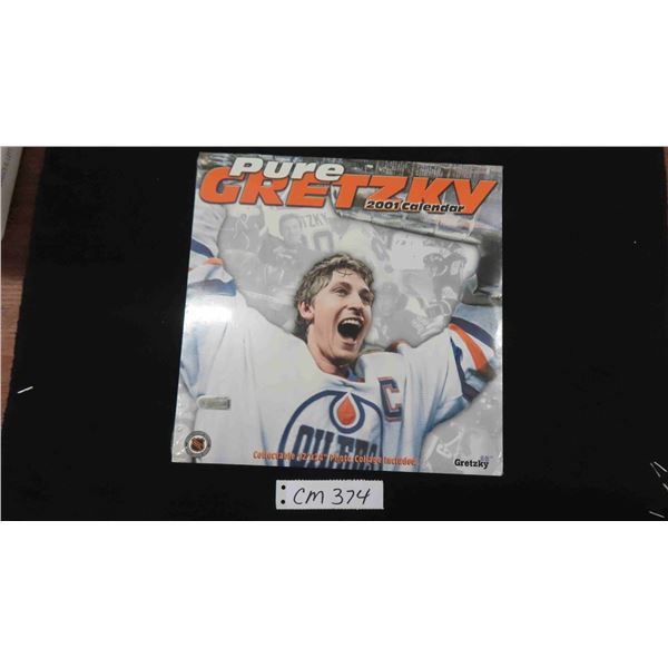 Wayne Gretzky 2001 Calendar - Still Sealed in Plastic