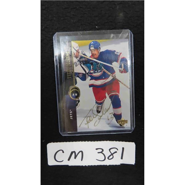 Teemu Selanne Signed Card