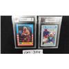 Image 1 : 1990 Marvel Universe Graded Card & 1987 Hulk Hogan Graded Card