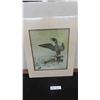 Image 1 : A Glen Loates Print 1976 of Loon - Shrink Wrapped + Matted 16" x 20" & 