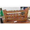 Image 3 : Wooden Wine Rack 8" x 17" x 29" & Cordless Wine Opener