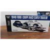 Image 2 : Ertl 1951 Ford F-1 Pick Up Truck, 1940 Ford Coupe + Trailer - 1:25 Scale