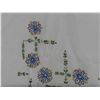 Image 8 : 11 pcs Plymouth Ridgeways China & Embroidered Table Cloth 30" x 32"