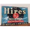 Image 1 : Hires Root beer Metal Embossed Sign 18" x 27" - Vintage