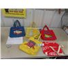 Image 1 : 5 Vintage ( 70s -80s) School Totes/ Bags ; ET, Muppets, Coke, Plus others