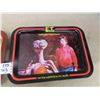 Image 4 : 2 ET Phone Home TV Trays - Metal, 1982 12.5" x 17.5"