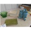 Image 2 : Blue O Well Vase, Childs Tea Set, Planter, Vases