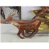 Image 2 : Copper Art Display - Antelopes, 21" x 49"