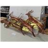 Image 3 : Copper Art Display - Antelopes, 21" x 49"