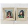 Image 1 : 2 Framed Paintings 12" x 15"