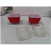 Image 8 : Corning ware Casserole Dish, 2 Pyrex Mixing Bowls, 4 Pyrex Butter Dishes with Lids
