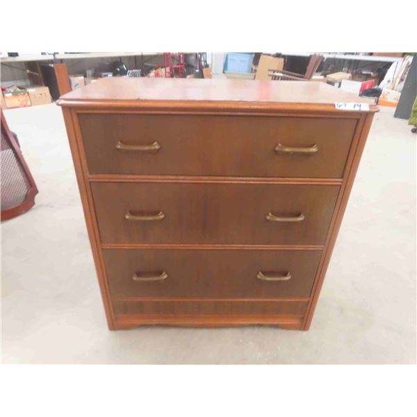 Dresser, 3 Drawer - Walnut 18" x 34"x 36"