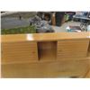 Image 13 : 4pc Bedroom Suite ; Dresser 18" x 33" x 60" + Mirror 32" x 52" + Dresser