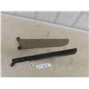 Image 1 : Vietnam Era - 1968 US Military Machete 18" Blade with Scabbard