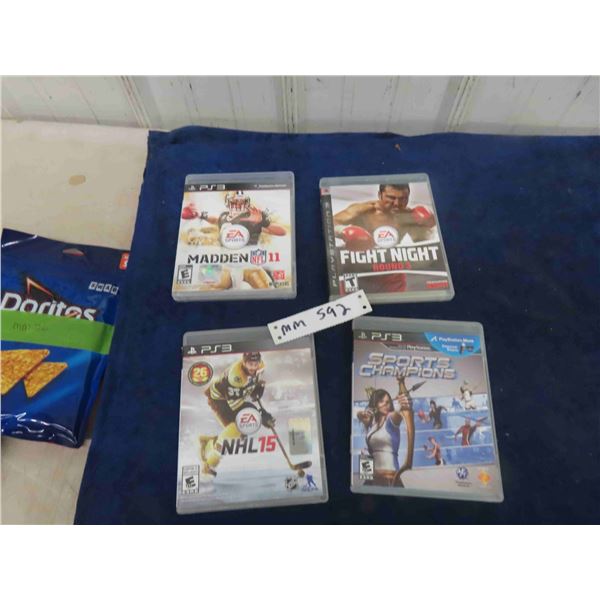 (4) PS3 Sports Games