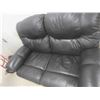 Image 8 : Leather Reclining Love Seat with Matching Recliner