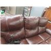 Image 2 : Leather Power Recliner 86" Wide