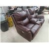 Image 2 : Leather Power Theater Recliner 76" Wide