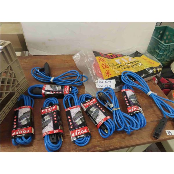 10 Extension Cords - New