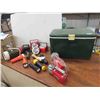 Image 1 : Camping Cooler, 14 Flashlights - Modern + Vintage