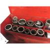 Image 8 : Proto 3/4" Socket Set, Ratchet, 3 Extensions, Extra Sockets, 31 pcs total & Metal 