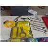 Image 1 : 6 Wrenches - 1" + Up, C-Clamps, Chain Clamp, Fish Tape