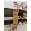 Image 1 : New Unassembled in Box Corner Cherry Laminate Work Center with Digital Dock