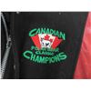 Image 2 : Canadian Polar Bear Classic Champions Leather/Melton Jacket - Sz XL