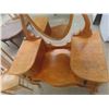 Image 4 : Birds Eye Maple Vanity with Chair - Total Height 70" x 38.5" x 21"