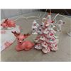 Image 5 : Christmas Scene with Snow Babies + Reindeer, Christmas Tree - Light Up + Plays 