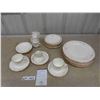 Image 1 : CAPP 11 Mikasa Bellamy 24 pcs ; 6 Dinner Plates, 6 Salad, 1 Dessert Plate, 6 Cups,