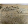 Image 4 : In Congress July 4, 1776 - on Parchment Paper - Very Brittle!, The Unanimous 