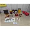 Image 1 : Bar Tools, Flask, Glass, Mugs, Car for Storage, Battery Operated Clock, plus more