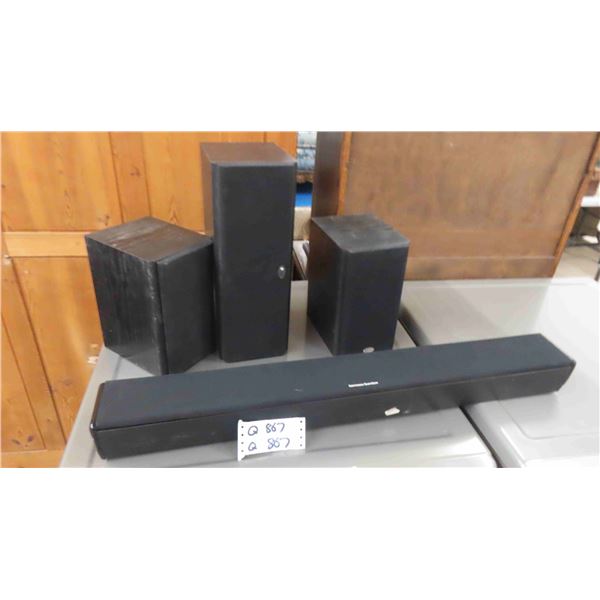 Harman/Kardon Sound Bar + 3 Speakers