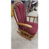 Image 2 : Oak Gliding Rocker