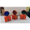 Image 1 : 3 Starlite Transistor Warning Lights - CN 