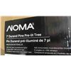 Image 3 : 7' NOMA Prelit Christmas Tree in Box