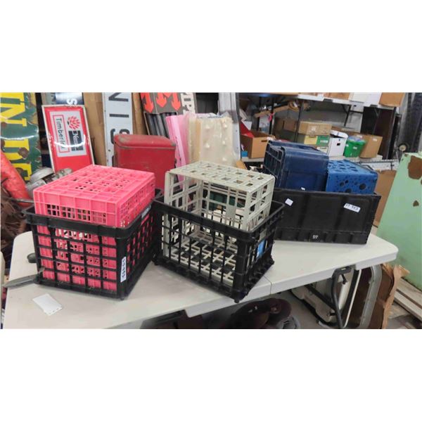 7 Plastic Crates