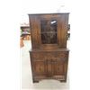 Image 1 : Oak Krug China Cabinet 16" x 36" x 65"