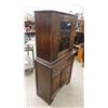 Image 2 : Oak Krug China Cabinet 16" x 36" x 65"