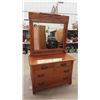 Image 2 : Dresser with Large Swing Mirror - Very Old with Peg Dowling 25" x 31" x 42" 